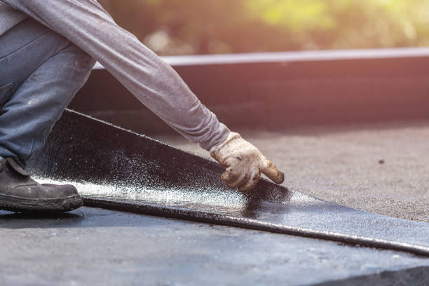 Professional Basement Waterproofing technician working in Shelbyville, IN